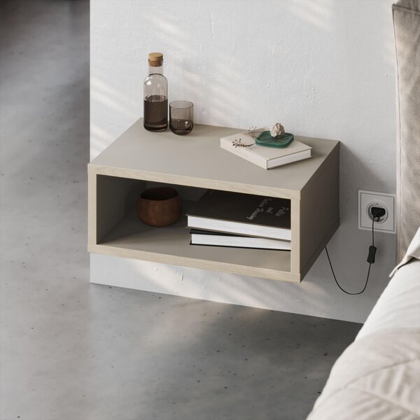 Noptieră Bricen (bej-gri). Promo -20%. 1153307