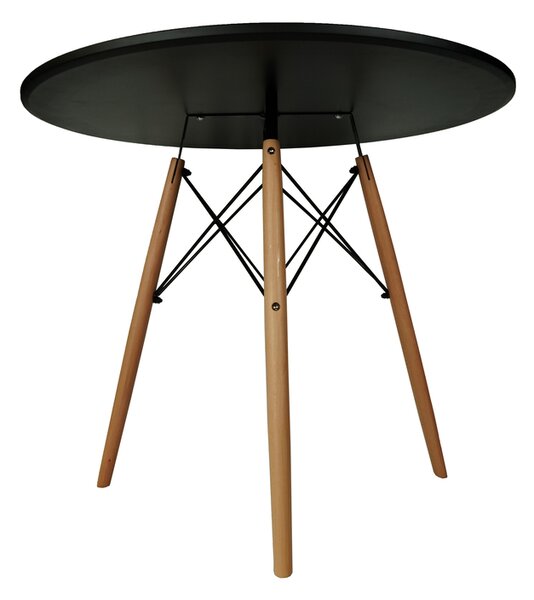 OFERTA Masa de dining neagra OSLO 90x90 II. calitate