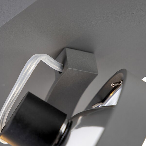 Spotlight de design gri reglabil cu 3 lumini - Go