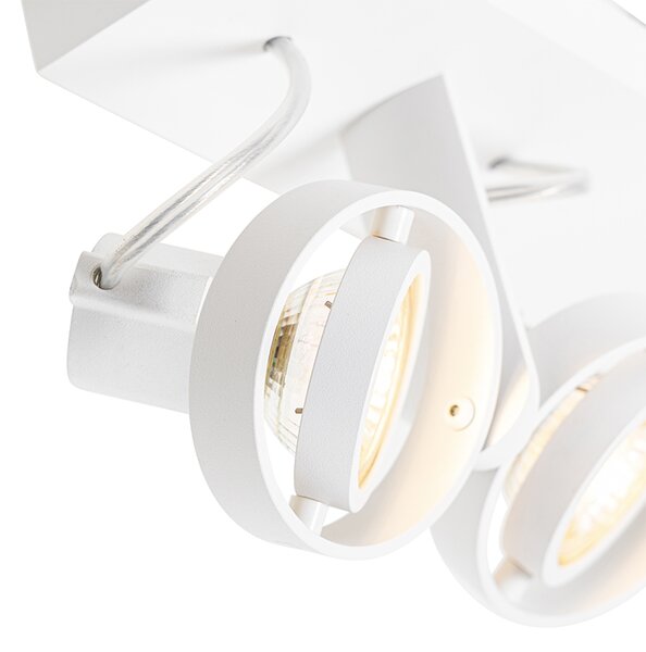 Spotlight modern alb cu 2 lumini - Master 50