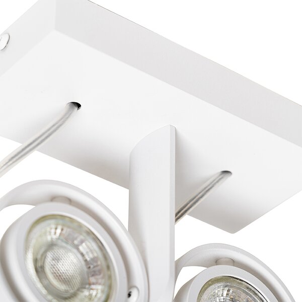 Spotlight modern alb cu 2 lumini - Master 50