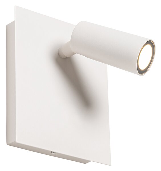 Lampă de perete exterioară modernă albă cu LED inclus IP54 - Simon