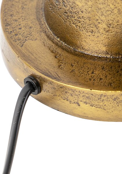 Lampă de masă Art Deco bronz fără abajur - Pisos