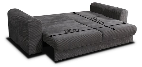 KONDELA Canapea foarte spaţioasă, gri/gri deschis/bej, GILEN BIG SOFA