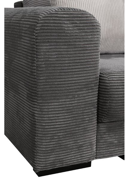 KONDELA Canapea foarte spaţioasă, gri/gri deschis/bej, GILEN BIG SOFA
