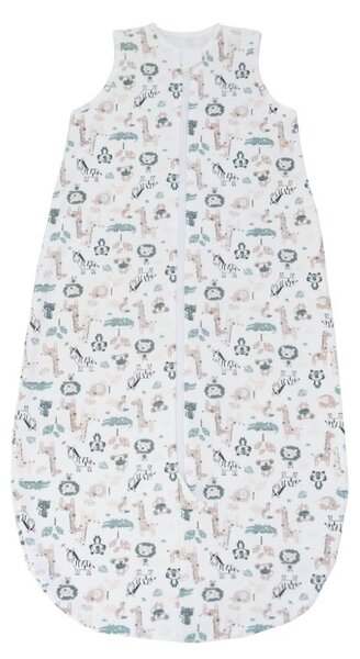 Sac de dormit copii ajustabil din material flausat 0-18 luni Kidizi Safari, 1 tog