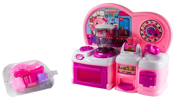 Aga4Kids Bucătărie din Plastic HAPPY COOKING HM841844