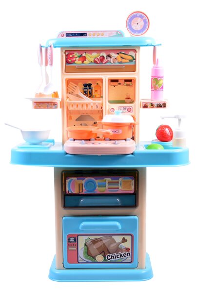 Aga4Kids Bucătărie din plastic MR6133 Albastră