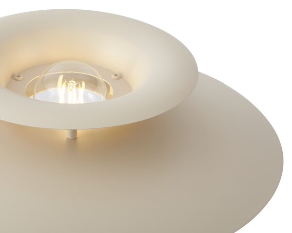 Lampă de masă retro bej din oțel 45 cm - Pauly