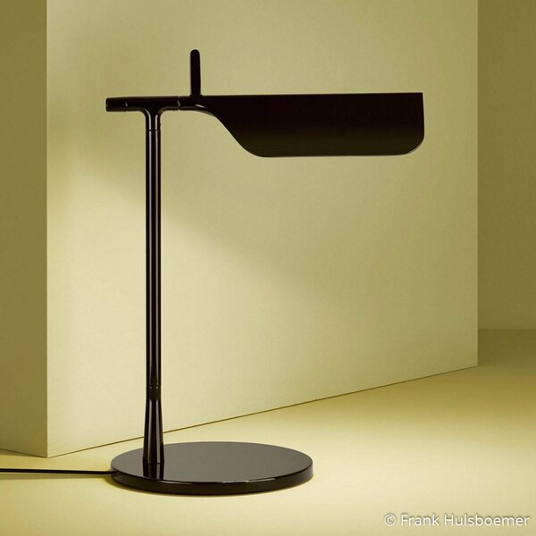 FLOS Tab lampă de masă LED, negru, Negru, Camera de zi / sufragerie, Metal, Design