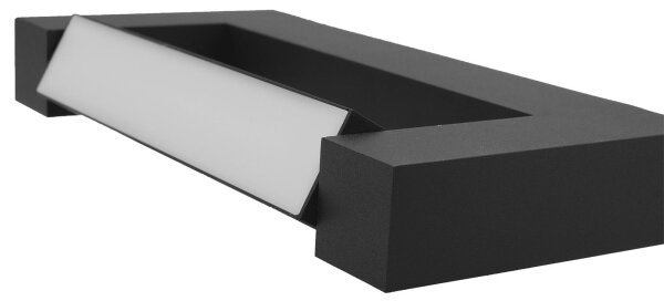 Aplică LED de exterior 2xLED/16W/230V IP54 90 cm negru
