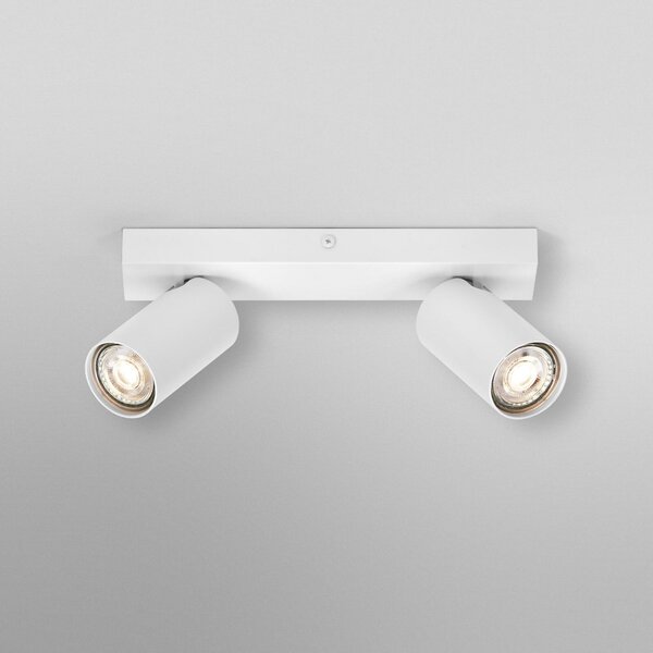 OSRAM Spot de tavan OCTAGON, alb, 2 becuri, GU10-LED 927 dimabil, reglabil, Alb, Camera de zi / sufragerie, Metal, Modern