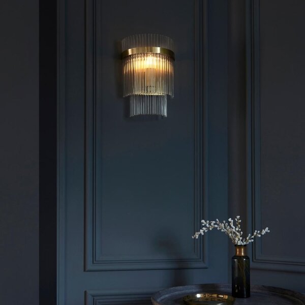 Aplică Endon 99168 MARIETTA 1xE14/6W/230V alamă/transparent