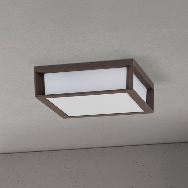 ORION Lumină exterioară Henry, corten, aluminiu turnat sub presiune, E27, IP44, reglabil, Maro / Rugină, Aluminiu, Modern
