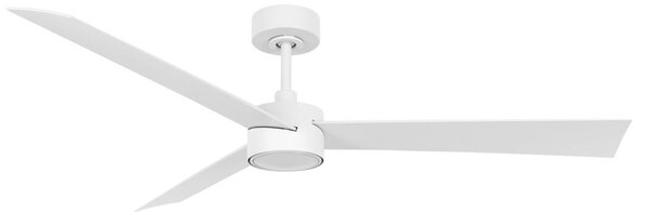 Ventilator de tavan Climate IV cu lumină, alb, silențios - Beacon Beacon Lighting, Climate IV, reglabil, Alb, Camera de zi, Plastic, Modern