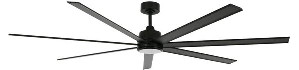 Ventilator de tavan Atlanta cu lumină, negru, DC, silențios - Beacon Beacon Lighting, Atlanta, reglabil, Negru, Camera de zi, Aluminiu, Modern