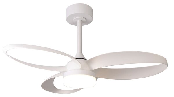 Ventilator de tavan cu LED Infinity, alb, DC, silențios, CCT - Mantra Mantra Iluminación, Infinity, reglabil, Alb, Camera de zi, Plastic, Modern