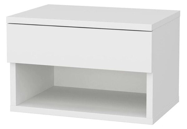 Noptiera Jamot, alb, PAL, 45x29x32 cm