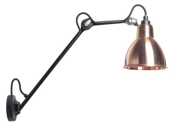 DCW - 122 Aplică de Perete Black/Raw Copper Lampe Gras