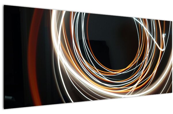 Tabloul abstract - linii (120x50 cm)