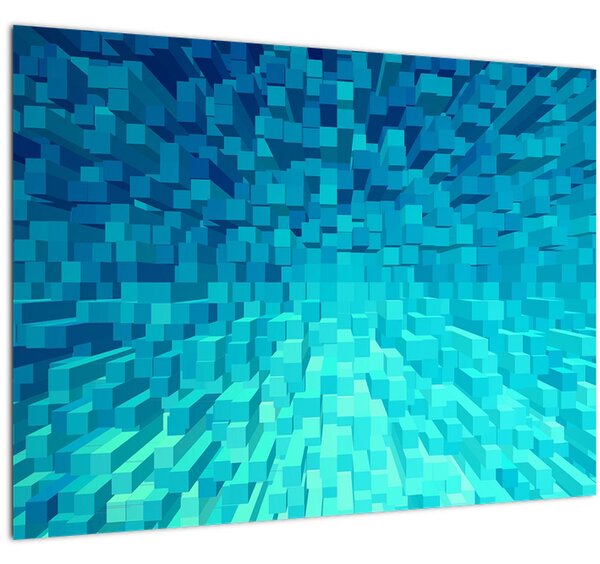 Tabloul - cuburi abstracte (70x50 cm)