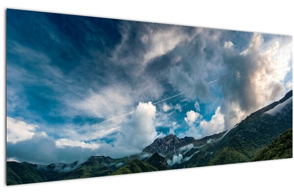 Tablou cu munții (120x50 cm)