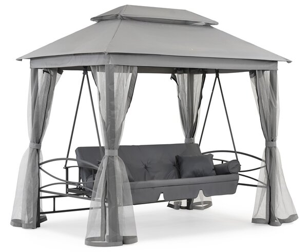 Balansoar de grădină din metal Nice Premium Garden Point gri