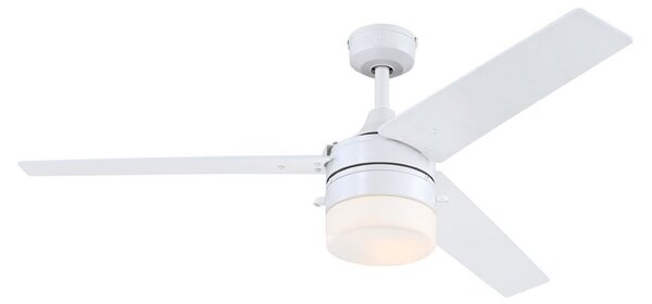 7316640 Ventilator de tavan cu lumină, alb/mesteacăn, IP44, Westinghouse Westinghouse, 7316640, Alb, Camera de zi, Plastic, Modern
