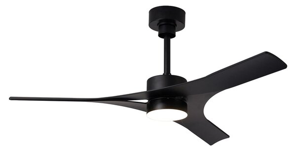 Ventilator de tavan cu LED-uri Thai, negru, DC silențios, CCT - Mantra Mantra Iluminación, Thai, reglabil, Negru, Camera de zi, Plastic, Modern