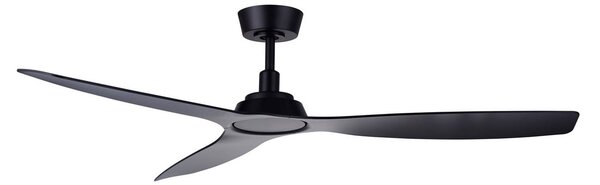 Ventilator de tavan Moto, negru, Ø 132 cm, silențios - Beacon Beacon Lighting, Moto, Negru, Camera de zi, Plastic, Modern