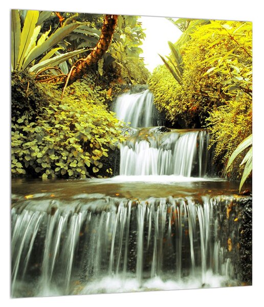 Tadlou cu cascade din Indonesia (30x30 cm)