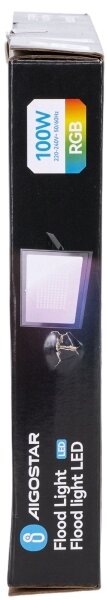 Aigostar - Proiector LED RGB reglabil LED/100W/230V IP65 + telecomandă