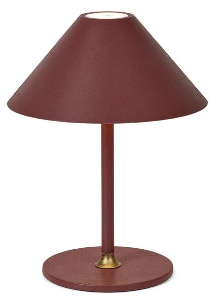 Halo Design 800834 – Lampă de masă HYGGE LED, dimabilă și reîncărcabilă, 3W, baterie 4000 mAh, IP54, vișinie
