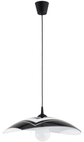 Lustră pe cablu CZANI 1xE27/15W/230V, neagră