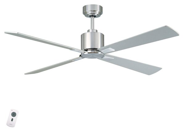 Ventilator de tavan Airfusion Climate DC, cromat, silențios - Beacon Beacon Lighting, Airfusion Climate DC, Gri, Camera de zi, Metal, Modern