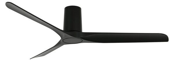 Ventilator de tavan Londo, negru, cu motor de curent continuu, 132 cm, Beacon Lighting, Londo, Negru, Camera de zi, Plastic, Modern
