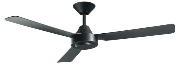 Ventilator de tavan Bayside Calypso, negru, 122 cm, silențios, Beacon Beacon Lighting, Bayside Calypso, Negru, Camera de zi, Plastic, Modern