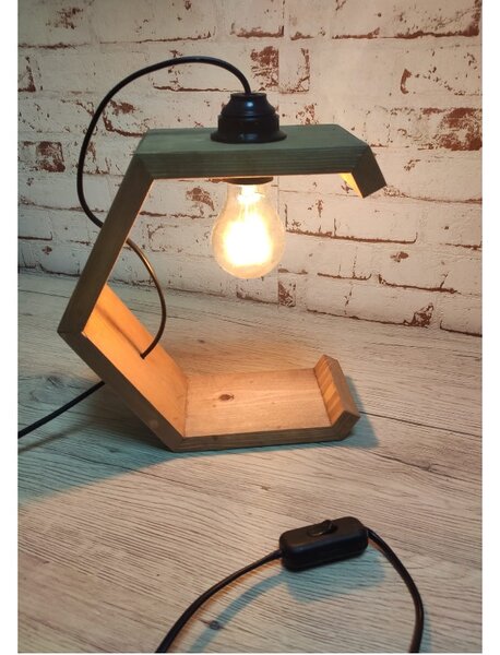 Lampa de birou, Cordoba, 22x22x9.5 cm, natur