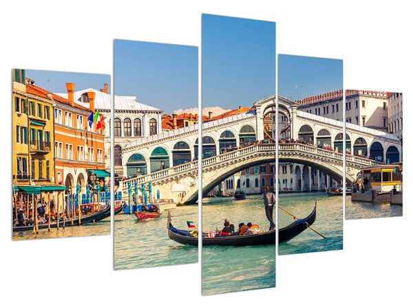 Tablou cu gondola venețiană (150x105 cm)