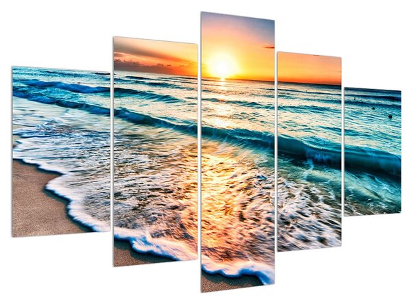 Tablou cu plaja mării (150x105 cm)
