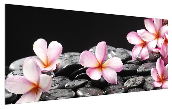 Tablou cu flori (120x50 cm)