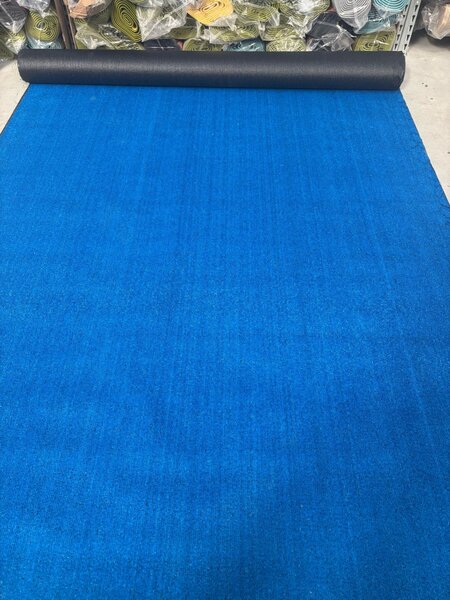 Gazon Mocheta Iarba Artificiala 7 mm, Piscina Curte, Diverse Latimi, Albastru 100 x 2100