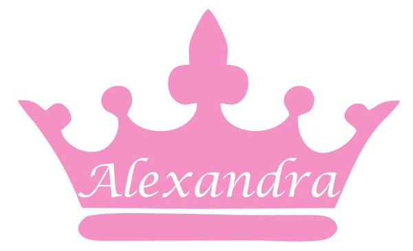 Sticker perete personalizat My Name Girl 4