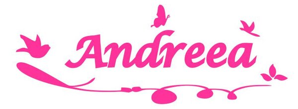 Sticker perete personalizat My Name Girl 1