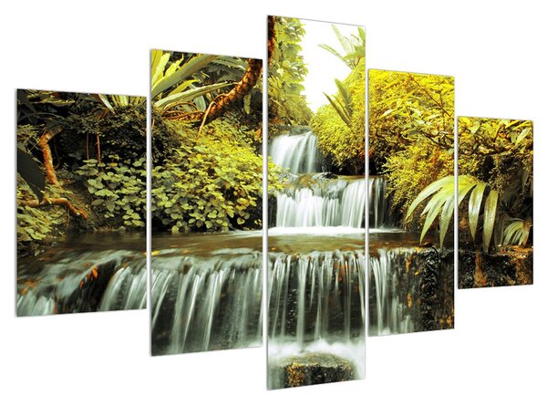 Tadlou cu cascade din Indonesia (150x105 cm)