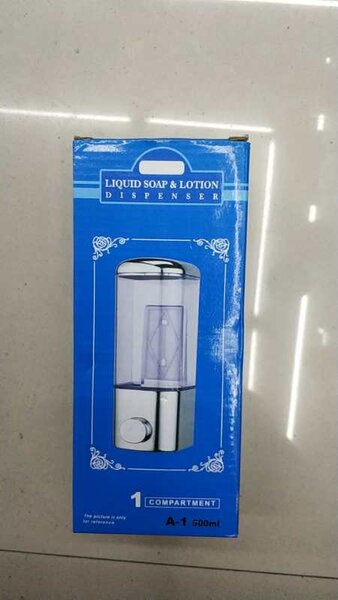 Dispenser sapun lichid din plastic ABS 500ml + CADOU Bec halogen liniar 150W