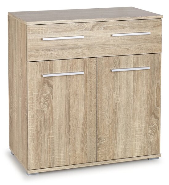 Comodă Cirveso 100, Stejar Sonoma, PAL laminat, 82x77x40cm, 28.5 kg