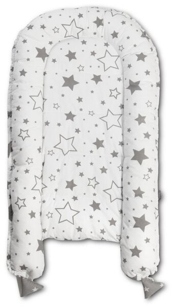 Cosulet dormit bebelusi Kidizi Baby Nest + salteluta impermeabila detasabila Galaxy Grey