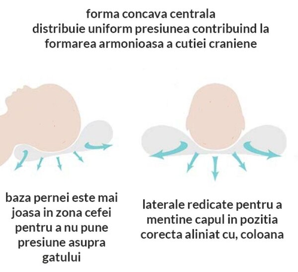 Cosulet bebelus pentru dormit Kidizi Baby Nest + pernuta plagiocefalie Kidizi Animals Mint