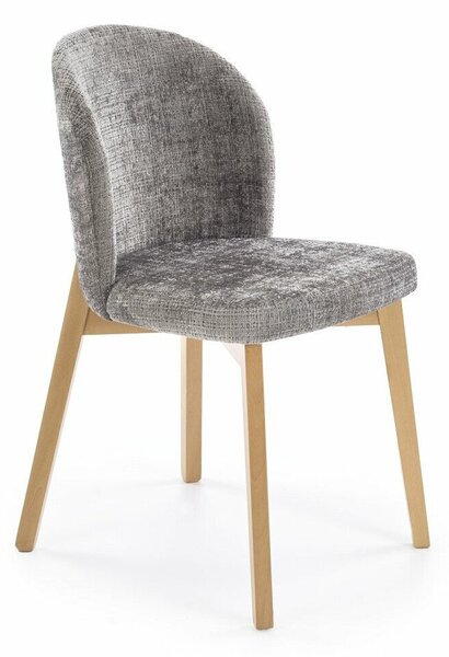 Scaun Houston 1914Maro deschis, Gri, 86x48x56cm, Tapiterie, Din lemn